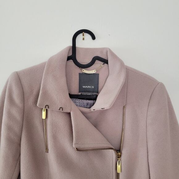 Marcs Dusty Pink Zip Coat - Picture 5 of 15